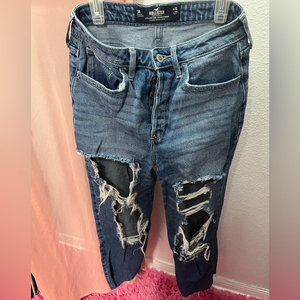 Hollister blue jeans